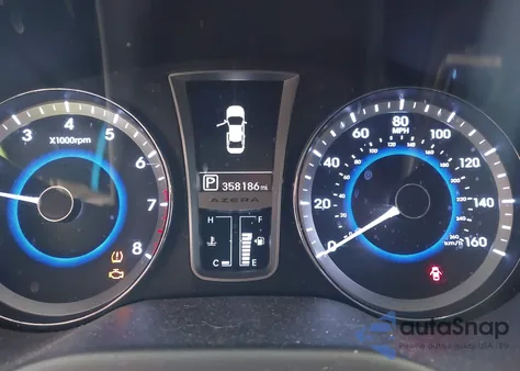 2013 Hyundai Azera from USA, damaged, VIN KMHFH4JG1DA244810